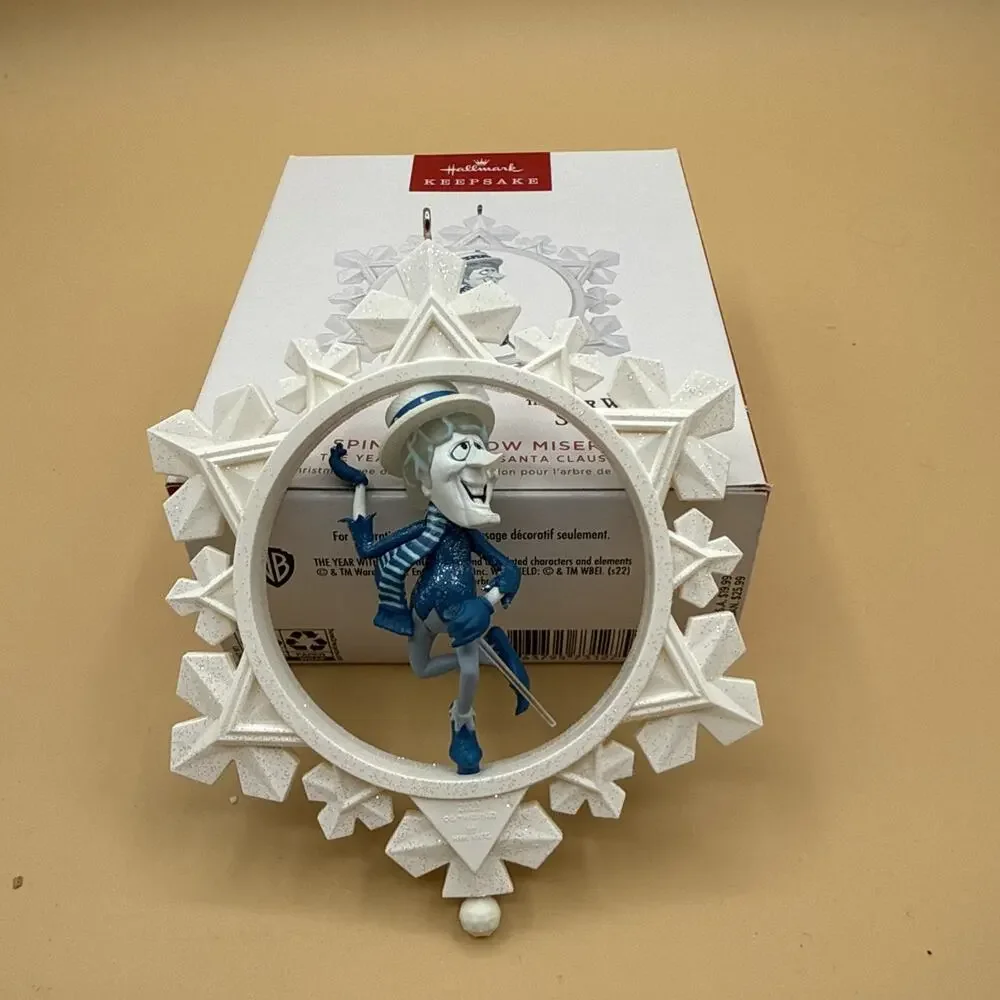 HALLMARK 2022 SPINNING SNOW MISER THE YEAR WITHOUT A SANTA CLAUS ORNAMENT